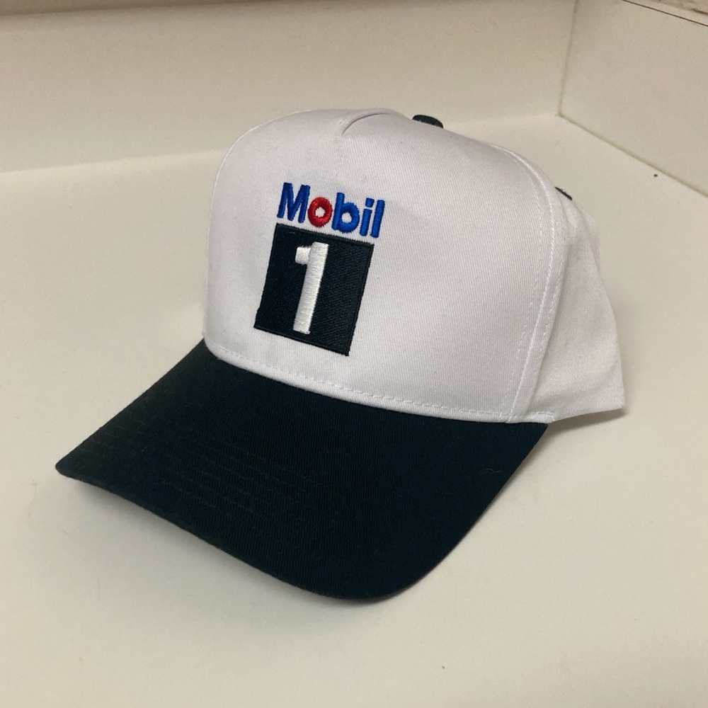 Rare Promo Mobil 1 Racing Walmart Auto Center SnapBack Cap Hat White